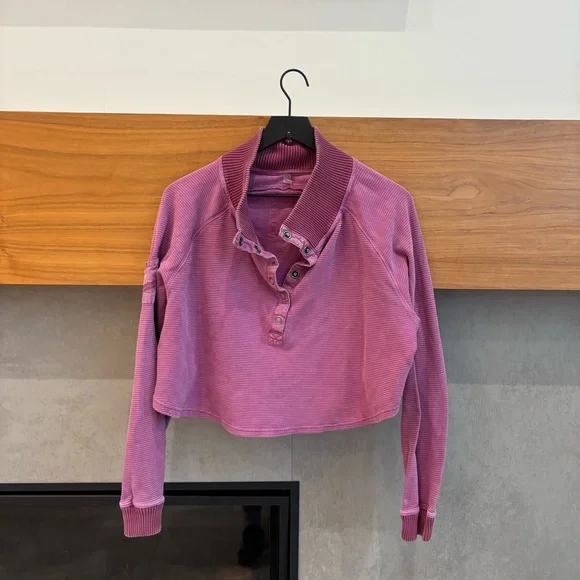 Free People So Fly Henley Layer, Size M - Picture 4 of 14